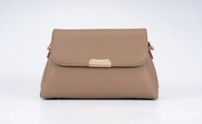 Small Classic Purse crossbody bag - Beige